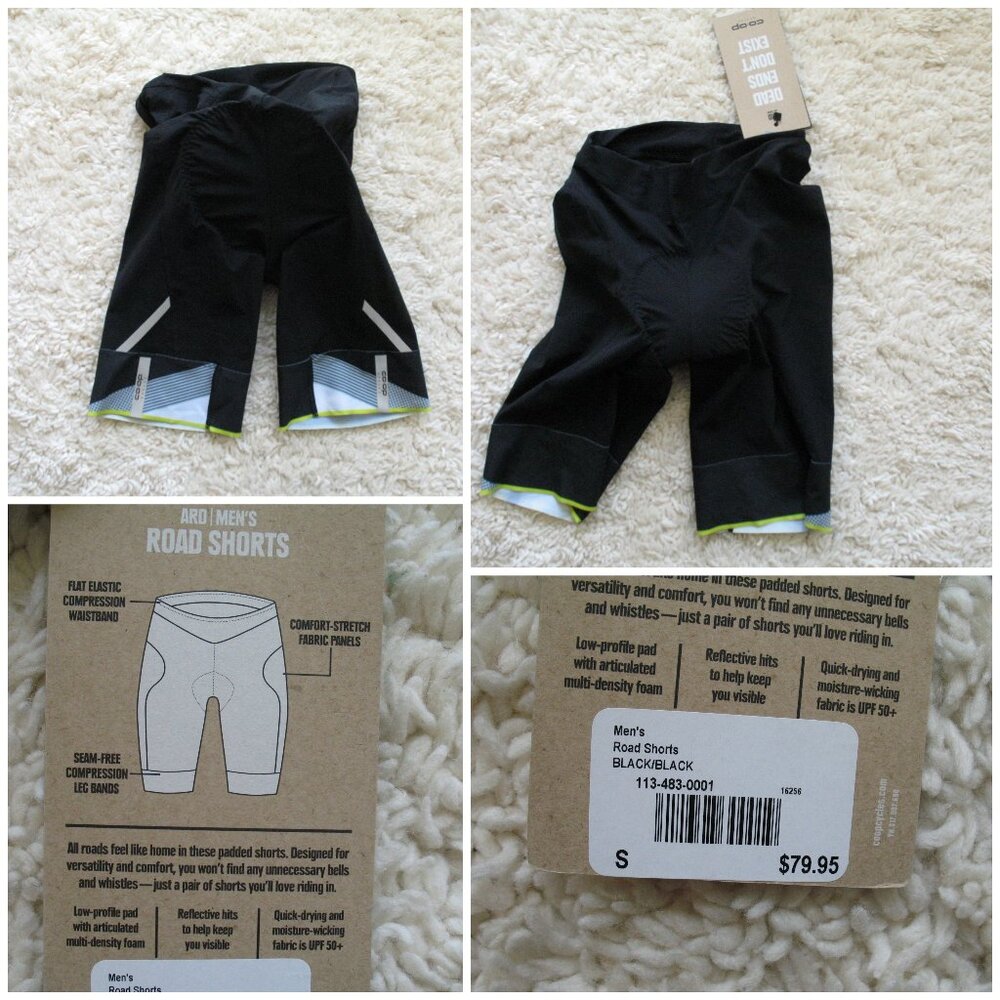 REI Cycling Shorts MEN SMALL New With Tags